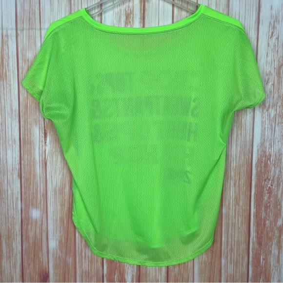 Zumba High Tops and Hip Hop Neon Green Tulip Top (L) - Picture 6 of 6